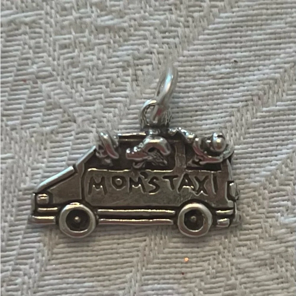 ‘Mom's Taxi' Charm Sterling Silver